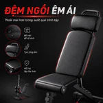 Ghế tập tạ, ghế tập đẩy tạ, dụng cụ hỗ trợ gập bụng, thiết bị thể dục, sử dụng tại nhà, ghế đa năng — ảnh 6