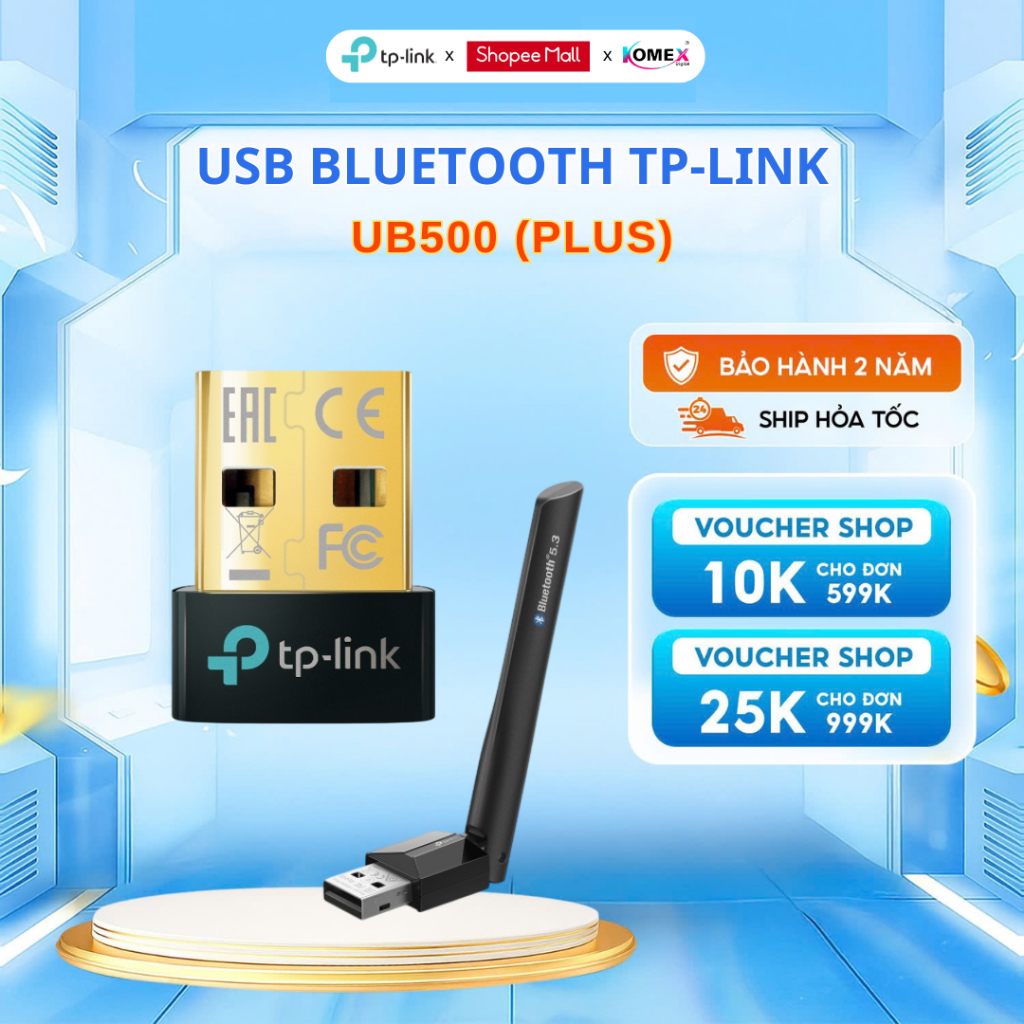 USB Bluetooth TP-Link UB500, UB500 Plus, Bluetooth 5.4 Cho Laptop, PC ...