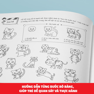 [TẶNG HỘP MÀU] Combo 2 Bộ Sách: Cuốn Bé Tập Vẽ 5000 Mẫu & Combo 3 Cuốn Rèn Luyện Tư Duy Não Trái, Não Phải
