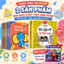 COMBO Bộ 8 Cuốn Tô Màu Sáng Tạo & Cuốn Bé Tập Vẽ 5000 Mẫu