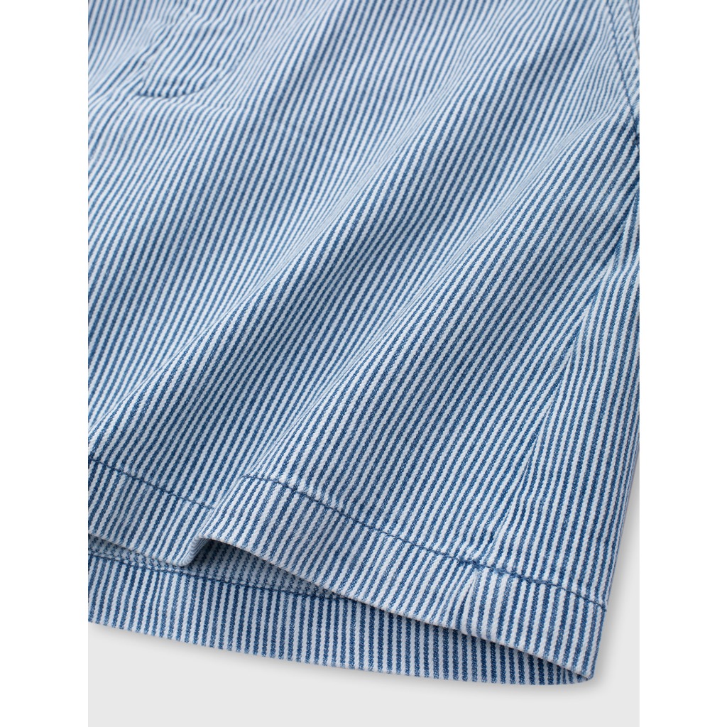 Chân váy nữ CANIFA dáng A ngắn công sở có lớp lót chất liệu cotton phối denim 6KS26S003