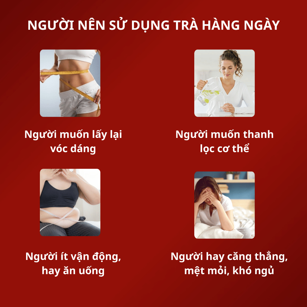 Trà lá sen 1 gói 90 túi lọc - Trà dáng thon