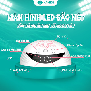 Máy Hút Sữa Không Dây Kamidi Smart - Máy Hút Sữa Rảnh Tay - Máy Hút Sữa Cho Mẹ