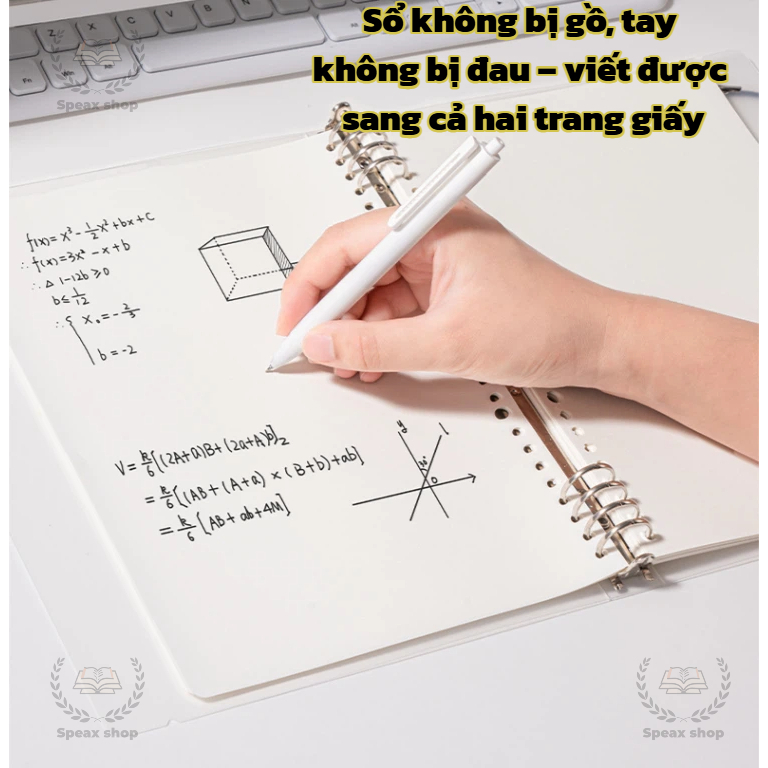 Deli Sổ Còng Thay Ruột B5 A5 120 Trang – Sổ Planner Nhật Ký, Sổ Tay Ghi Chép Bìa Cứng Cao Cấp