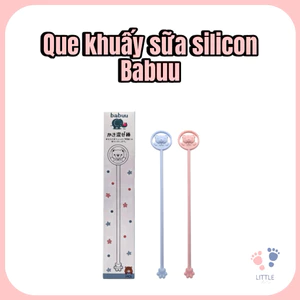 Que khuấy sữa silicone hình gấu cho bé, đổi màu theo nhiệt độ nước