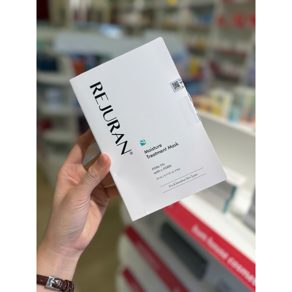 [HÀNG CTY] Hộp 5 Miếng Mặt Nạ REJURAN Moisture Treatment Mask 23ml Phục Hồi Da