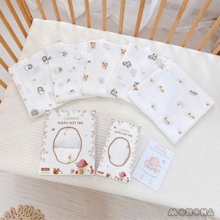 [MONONA] Khăn Tắm Sợi Tre Organic Monona 100x120cm - Chất Vải Mềm Mại Thấm Hút Tốt An Toàn Cho Bé