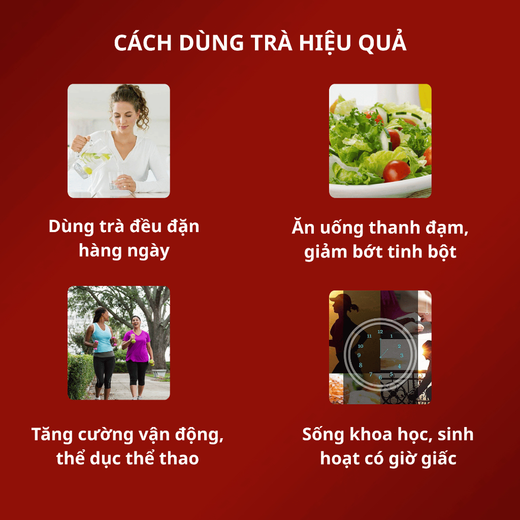 Trà lá sen 1 gói 90 túi lọc - Trà dáng thon