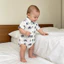 Body sơ mi bé trai sơ sinh C1592 xuất dư – hàng dư xịn mềm mịn, size 2–6kg (0–9M)