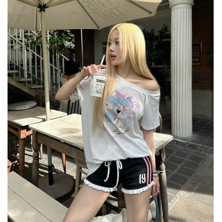 Quần short nữ MONÁ ôm dáng hoạ tiết chấm bi dây rút eo - POPPIE SHORTS