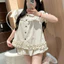 Áo Sơ Mi Babydoll Nữ Kiểu Cổ Sen Phối Bèo Mùa Hè Phong Cách Tiểu Thư Dilyshop - A150
