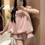 Áo Kiểu Cổ Rộng Dáng Bồng Phối Nơ Ngực Dilyshop - A149