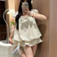 Áo Kiểu Cổ Rộng Dáng Bồng Phối Nơ Ngực Dilyshop - A149