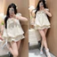 Áo Kiểu Cổ Rộng Dáng Bồng Phối Nơ Ngực Dilyshop - A149