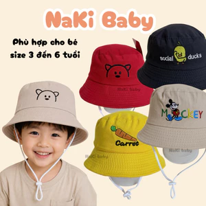 TH (SIZE 3-6 TUỔI) Mũ nón THÊU GẤU/ CÀ RỐT/ CON VỊT NHIỀU LOẠI, CÓ KÍNH HOẶC KHÔNG KÍNH cho bé yêu