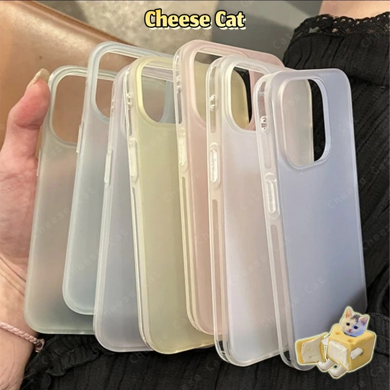 Ốp lưng iPhone chống bám vân tay màu kẹo dẻo mờ cho iPhone 15 16 17 13 12 11 14 Pro Max 17 Air 7 8 Plus SE XR Xs Max