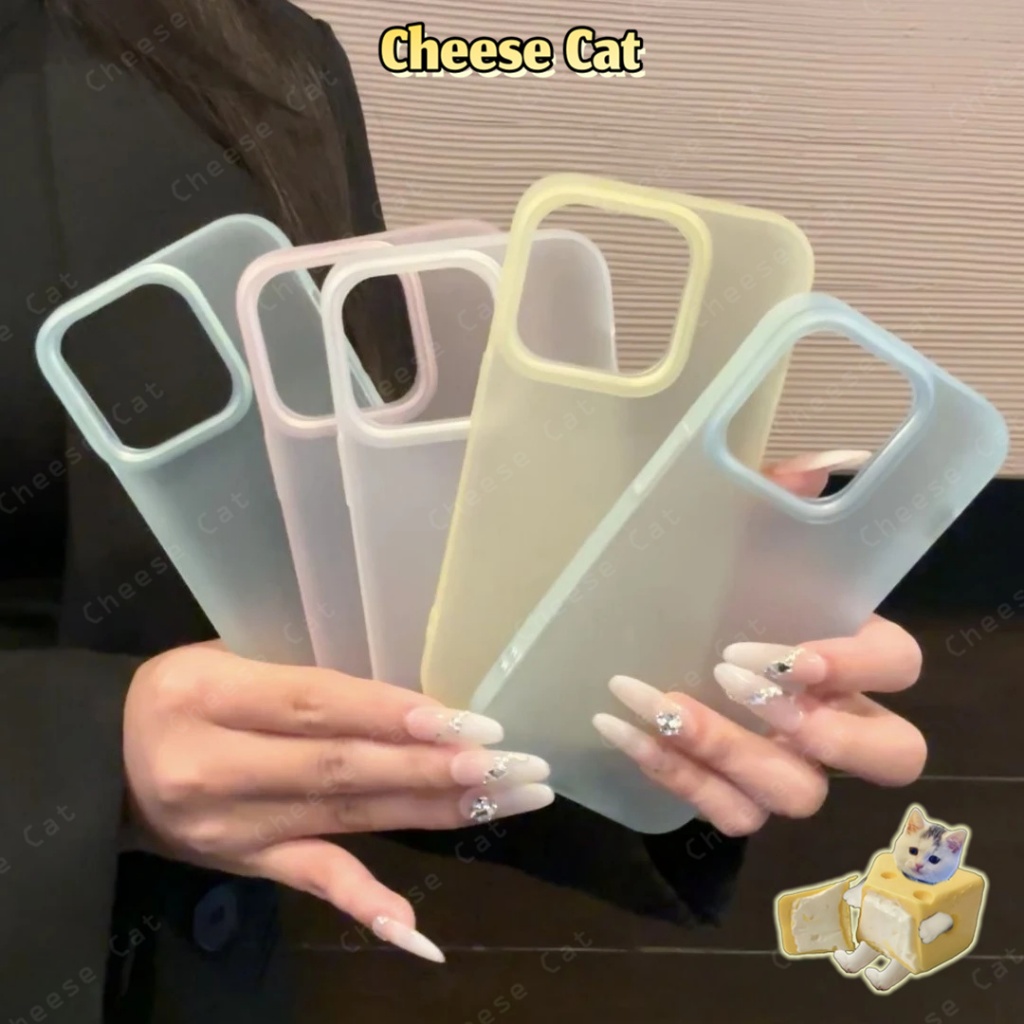 Ốp lưng iPhone chống bám vân tay màu kẹo dẻo mờ cho iPhone 15 16 17 13 12 11 14 Pro Max 17 Air 7 8 Plus SE XR Xs Max
