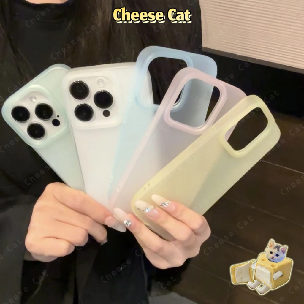 Ốp lưng iPhone chống bám vân tay màu kẹo dẻo mờ cho iPhone 15 16 17 13 12 11 14 Pro Max 17 Air 7 8 Plus SE XR Xs Max
