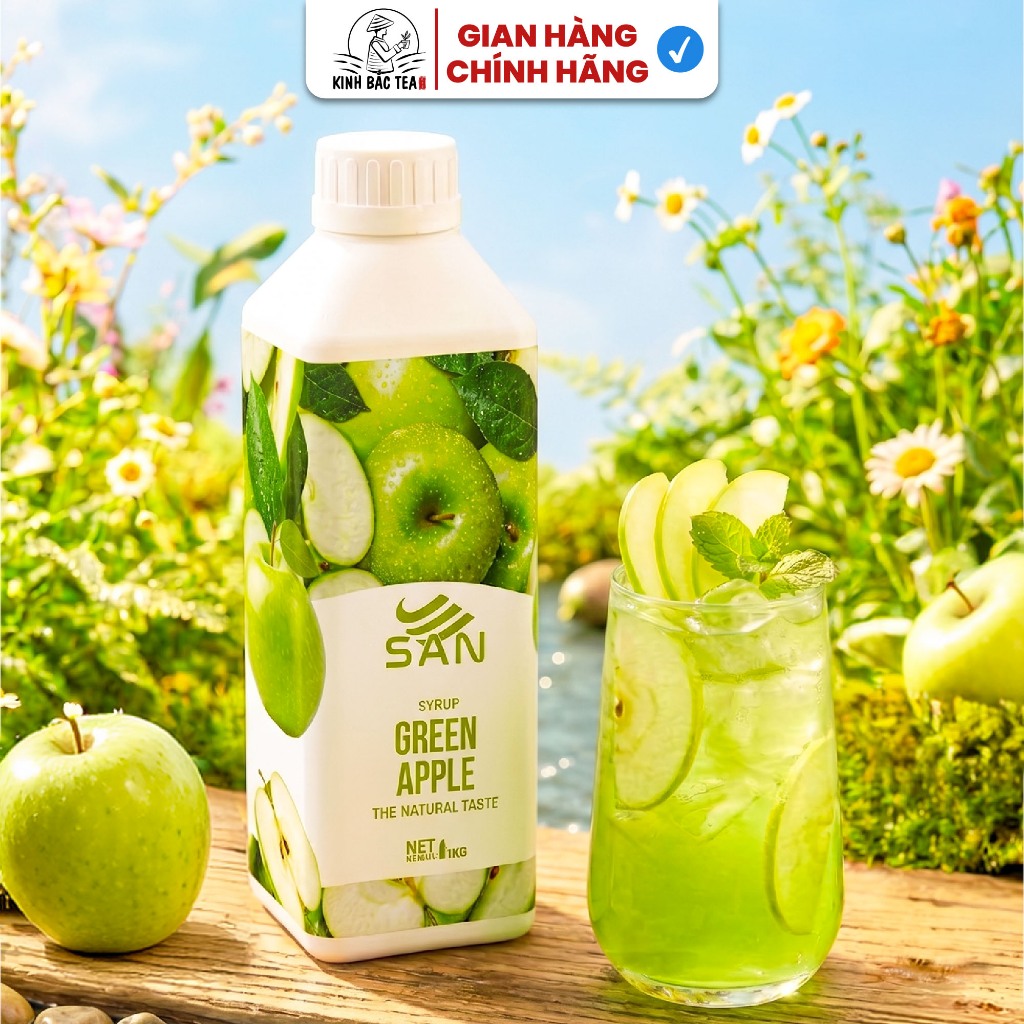Syrup/siro VẢI SAN, có mẫu thử 100ml, tặng công thức pha chế, hương thơm, màu sắc nổi bật