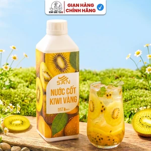 Nước cốt kiwi vàng SAN, có mẫu thử 100ml, tặng công thức pha chế, hương thơm, trái cây tự nhiên