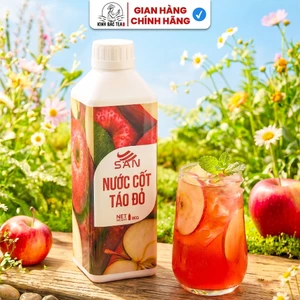 Nước cốt táo đỏ SAN, có mẫu thử 100ml, tặng công thức pha chế, hương thơm, trái cây tự nhiên