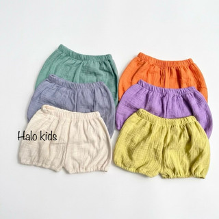 Quần bí chất liệu xô muslin cho bé