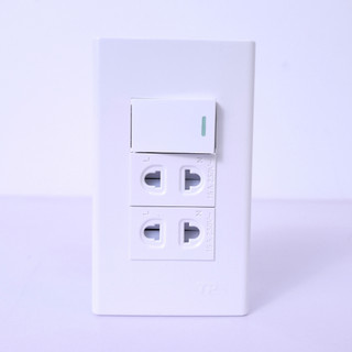 Mặt Nổi 3 - Ổ Cắm Điện 2 Công Tắc 1 Ổ Cắm, 2 Ổ Cắm 1 Công Tắc TPE - MN3/2CT1OC - MN3/1CT2OC