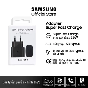 Củ + Cáp Sạc nhanh Samsung 45W Type C NAHU kèm dây sạc Samsung Type C Hàng 1:1 Bảo hành Lỗi 1 đổi 1 trong 30 ngày