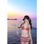 Bikini Cherry 3 Mảnh Nữ Sexy Phong Cách Hot Girl – Đồ Bơi Nữ Quyến Rũ Nâng Ngực Nhẹ Dành Cho Ngực Nhỏ Đi Biển, Đi Resort