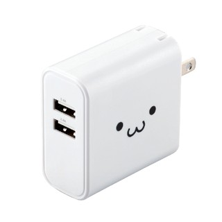 Củ sạc 2 cổng 24W ELECOM MPA-ACU05 - Bảo hành 1 đổi 1 chính hãng