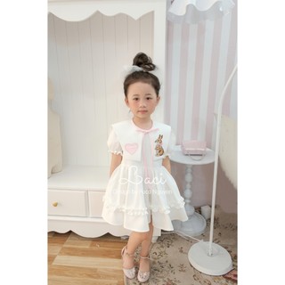 Váy Thỏ Thêu Điệu Đà Bé Gái Laci Kids