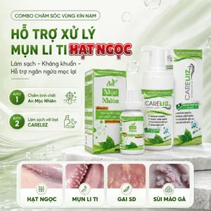Combo Xử Lý Hạt Ngọc, Mụn Li Ti An Mộc Nhiên 10ml & Bọt Kháng Khuẩn CARELIIZ ( Che Tên ) [BR]