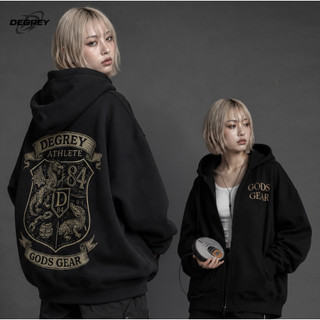 Áo Hoodie Zip Degrey collab Gods Gear - DEGODHOOD