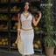 Chân Váy midi Đuôi Cá Cạp Trễ Nhún Bèo 2 Lớp Tròn Hông Augety Studio, NIKAI Mesh Midi Skirt