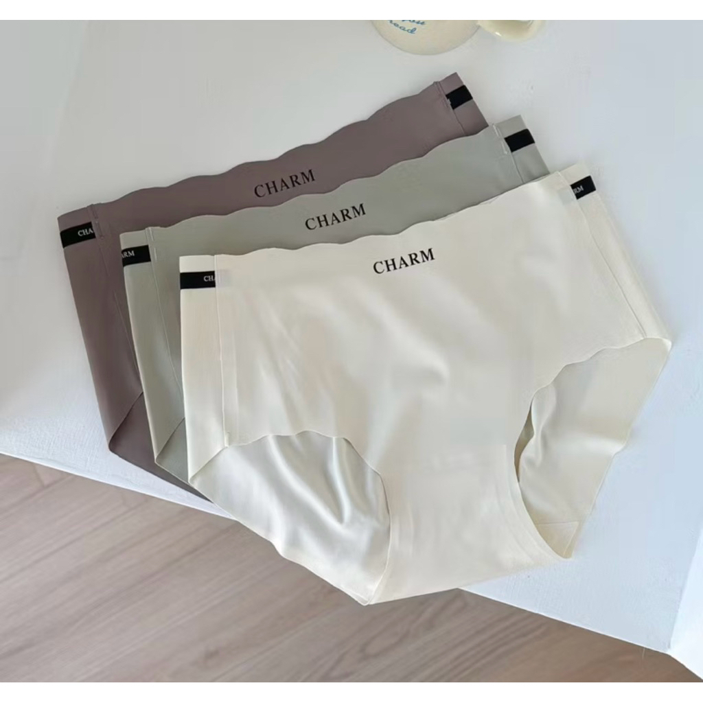 [ Che Tên ] Set 5-10 Quần Lót Nữ Quần Chíp Đúc Su Cạp Viền Sóng CHARM Cao Cấp Không Lộ Viền