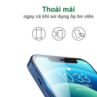 Kính cường lực không viền đen chống nhìn trộm ESD 9D cho IP 17promax 16 15 14 13 12 11 xsmax xr xs x pro plus