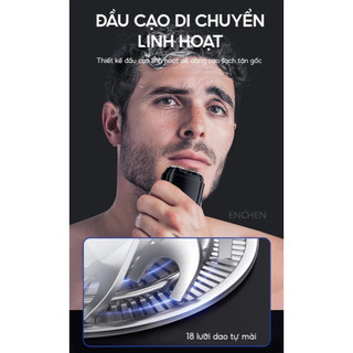 Máy Cạo Râu Enchen Mini6 Đầu Cạo Nổi 2D, Cạo Mượt Không Kích Ứng, Đầu Cạo Dễ Thay, Nhỏ Gọn Tiện Lợi