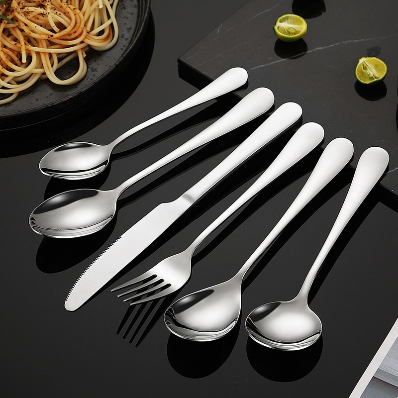 [LẺ] Dao Muỗng Dĩa Inox 410 – Nhiều Kích Cỡ – Dao Bít Tết, Thìa, Nĩa, Muỗng Cafe Dày Dặn Dùng Gia Đình, Nhà Hàng 1010