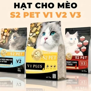 Hạt Cho Mèo Mọi Lứa Tuổi S2Pet V1-V2-V3 1kg