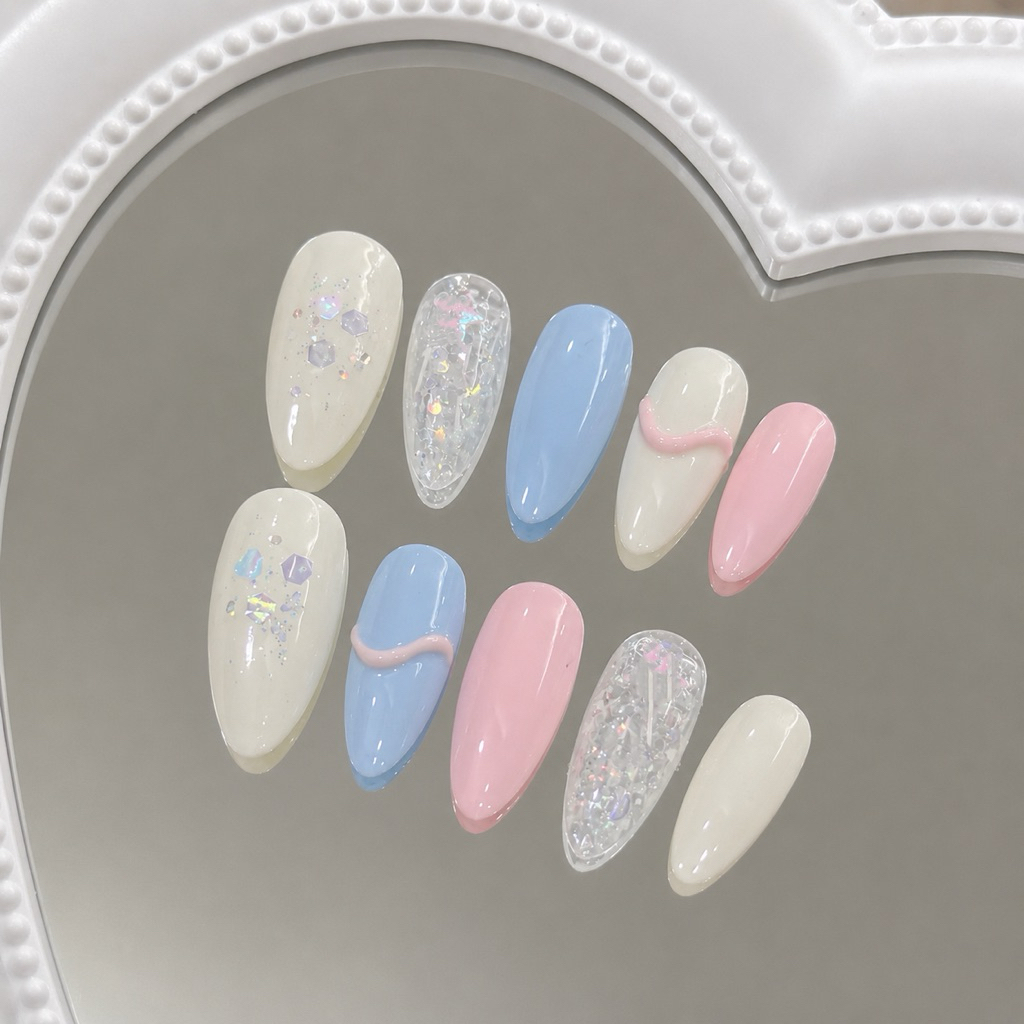 nail box xinh ( kèm keo và dũa )