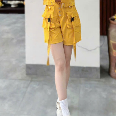 Quần short thể thao nữ, quần đùi kaki mềm, quần túi hộp dùng tập gym, nhảy aerobic ,zuba, dạo phố...