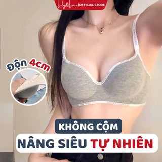 Áo Lót Nữ Nâng Ngực Đệm Dày 5cm Nâng Ngực Tạo Khe Không Gọng Áo Bra Nữ Độn Ngực BRA04