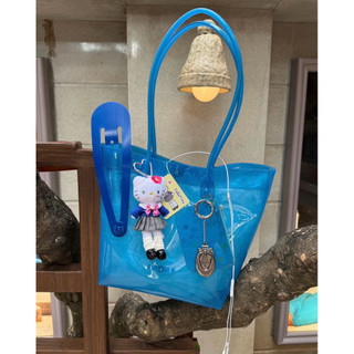 Túi nhựa trong suốt Moromoro jelly bag (kèm charm ví)