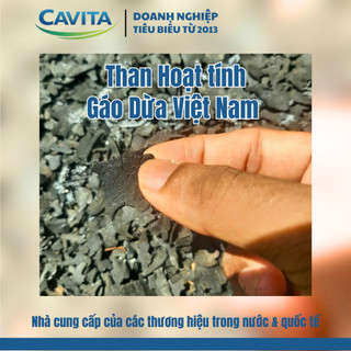Than hoạt tính Gáo Dừa Cavita - Vật liệu lọc than gáo dừa phổ thông chính hãng Việt Nam (2 - 3kg)