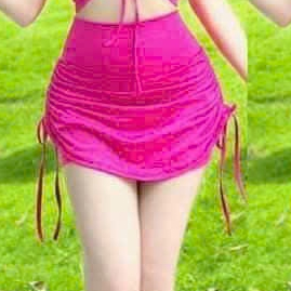 Chân váy thể thao nữ, chân váy rút sườn 2 lớp chất thun co giãn, tập gym, yoga, aerobic,...