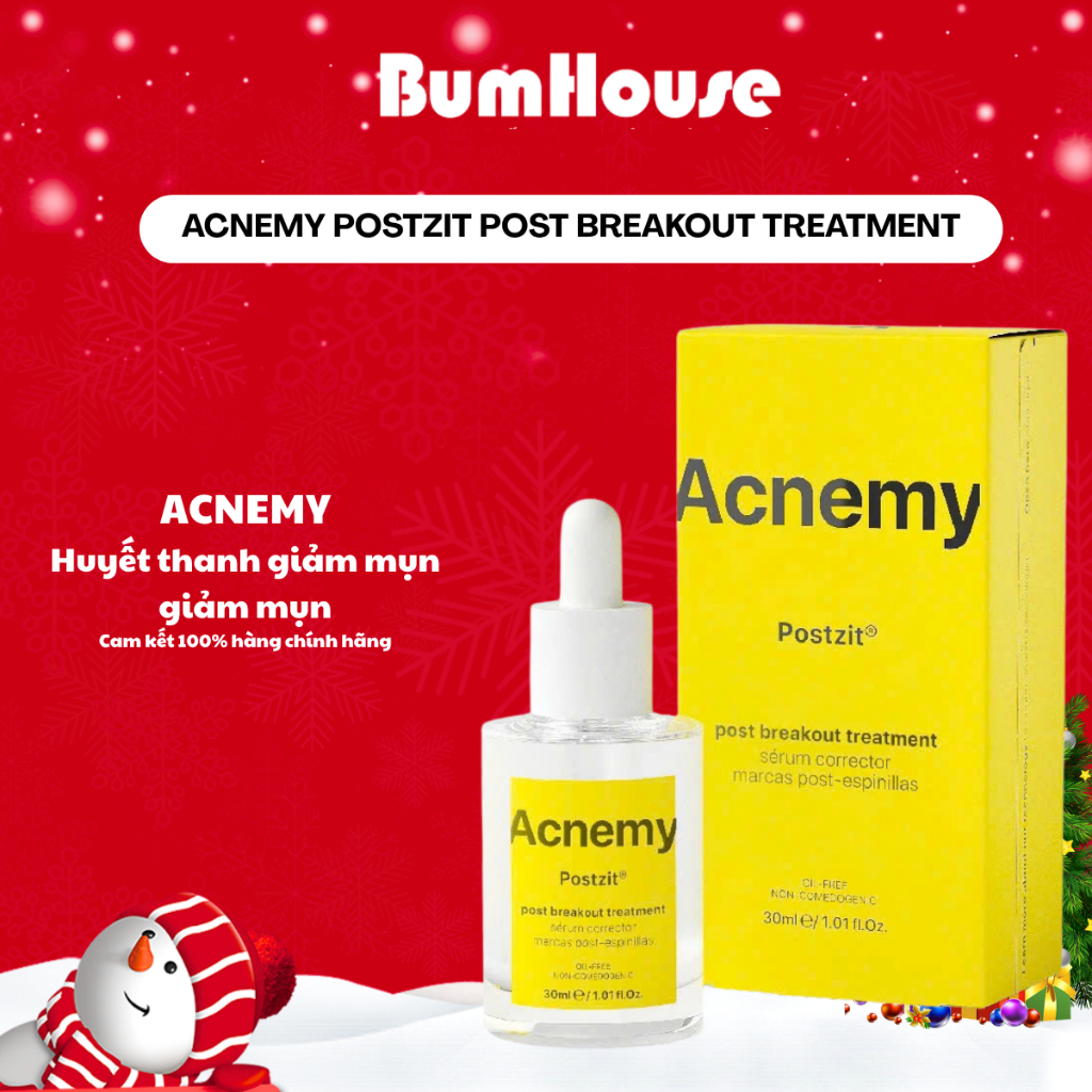 [HÀNG CTY] Tinh chất Giảm Thâm Acnemy Postzit Post Breakout Treatment giảm thâm, ngừa mụn 30ml