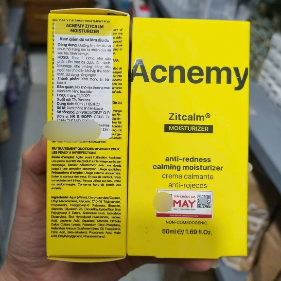 [HÀNG CTY] Kem Giảm Đỏ Làm Dịu Da ACNEMY CALMING MOISTURIZER dưỡng ẩm, làm dịu da 50ml