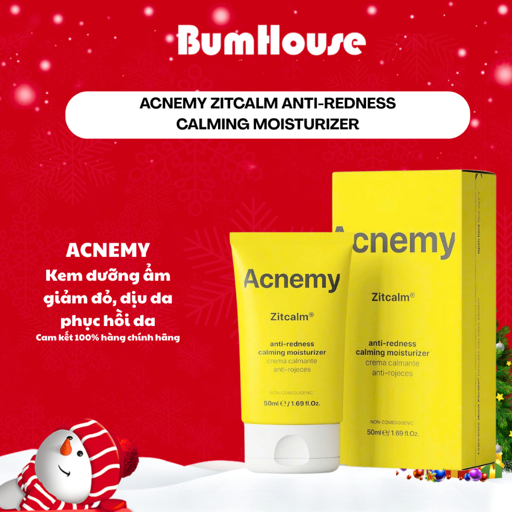 [HÀNG CTY] Kem Giảm Đỏ Làm Dịu Da ACNEMY CALMING MOISTURIZER dưỡng ẩm, làm dịu da 50ml