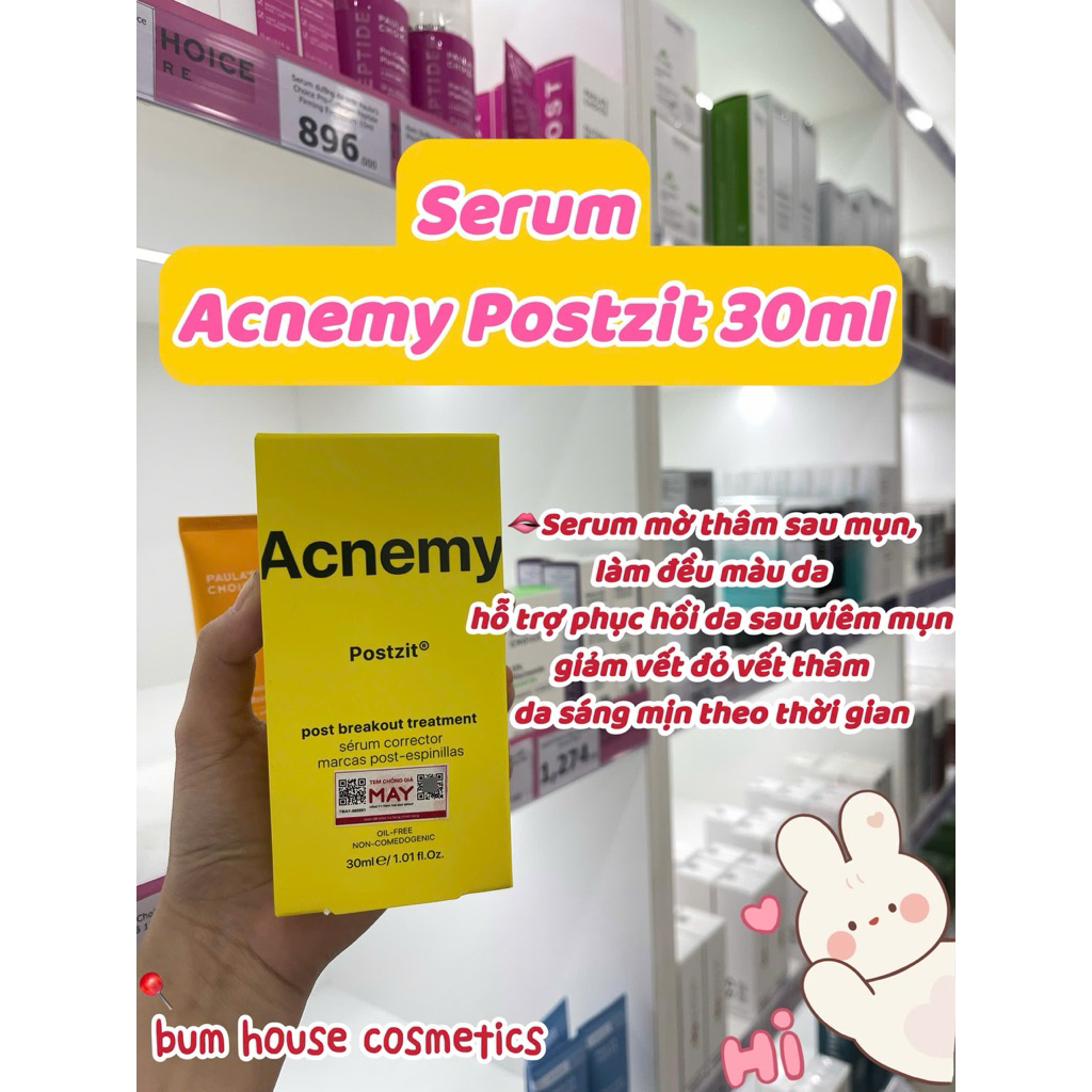 [HÀNG CTY] Tinh chất Giảm Thâm Acnemy Postzit Post Breakout Treatment giảm thâm, ngừa mụn 30ml