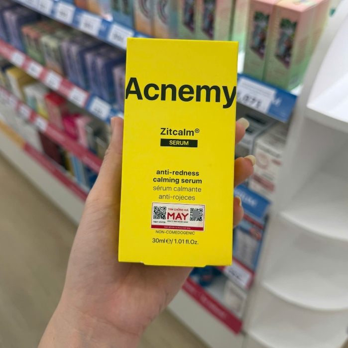 [HÀNG CTY] Huyết Thanh Giảm Đỏ, Làm Dịu Và Phục Hồi Da Sau Mụn Acnemy Zitcalm Anti Redness Calming Serum 30ml